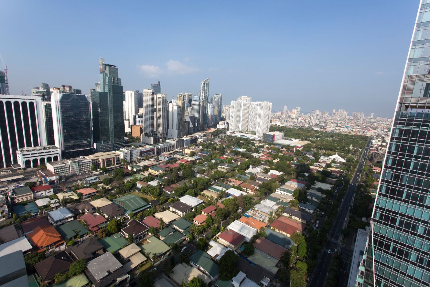 Makati central business district skyline, Metro Manila